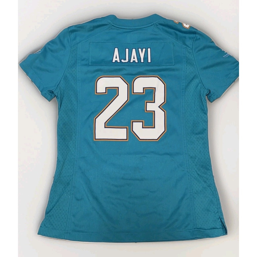 Nike Jay Ajayi #23 Miami Dolphins Football Jersey Sz Medium Women Aqua Blue EUC